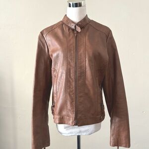 Faux Leather Jacket